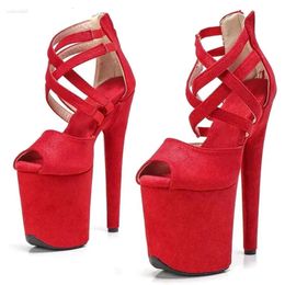 Sandali sexy moda laijianjinxia gregge 20 cm/8 pollici piattaforma ad alto tacco esotico da donna per palo moderno scarpe da ballo moderna 203 997 d f0a3