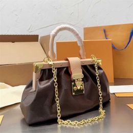 High Quality Crossbody Tote Bag Lletter Luxurys Handbags Womens Designer Bag Chain Cloud Bag Ladies Brown Flower Clutch Bag Wallet 231015