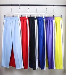 Mens Womens Pant Designers Tracksuits Suits Pants Sports Loose Coats Jackets Hoodies Sweatpants Rainbow Drawstring Zipper Trousers1813450