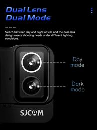 Sports Action Video Cameras SJCAM SJ20 Dual Lens Dual cameras 4K Action Camera Waterproof 5G WiFi Touch Screen action cam camera sport helmet New In 2024 J240514