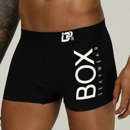 ORLVS Mens Boxer Sexy Underwear soft long boxershorts Cotton soft Underpants Male Panties 3D Pouch Shorts Under Wear Pants Short 240517
