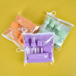 Storage Bottles Portable Travel Refill Bottle Set Durable Foaming Soap Dispenser Refillable Pump Plastic Cosmetic Empty