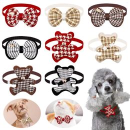Dog Apparel Dogs Small For Bows Bow Accessories Pet Fashion Cat Collar Grooming Bowties Cats Tie 50/100psdog