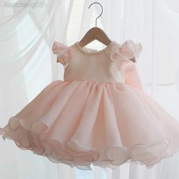 Dresses Girl's Dresses Girls Gown Tutu 1st Birthday Dress Wedding Party Princess Dress For Girl Baby Christening Baptism Dress Kids Dresse