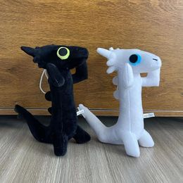 How To Train Your Dragon Light Fury Toothless Cute Plush Doll Kawaii Fluffy Stuffed Toy Periphery Room Decoration Holiday Gifts 240516