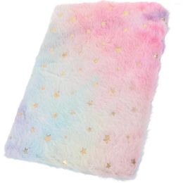 Plush Diary Fluffy Notebookss For Note Taking Cartoon Notepad Shell Office