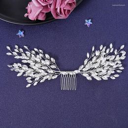 Hair Clips Trendy Comb Clip Headband Tiara For Women Party Crystal Haircomb Pin Bridal Weeding Accessories Jewelry Gift