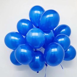 Party Decoration 114pcs Set 12 Inch Blue Latex Birthday Balloons For Balloon