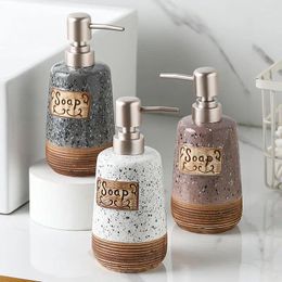 Liquid Soap Dispenser Vintage Ceramic Hand Sanitizer Bottle Lotion Press Interesting Bathroom Supplies