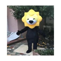 Mascot 2023 Halloween Lion Costume High Quality Cartoon Theme Character Carnival Festival Fancy Dress Xmas Adts Size Birthday Party Dh6Wa