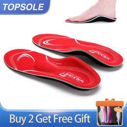 Walkomfy Orthopedic Insoles for Pain Relief Plantar Fasciitis Flat Feet High Arch Support Foot Valgus Over Shoes Insert Comfort 240429
