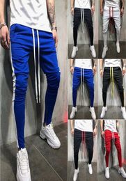 Hirigin Harajuku Fashion Mens Joggers Slim Pencil Pants Hip Hop Streetwear Mens Clthes 2018 uomini Pantaloni della tuta Pantaloni New1392775