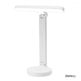 Table Lamps Modern Nightstand Lamp Touch Control Night Bed 3 Color Modes With Pen Holder For Dorm Study Office Bedroom