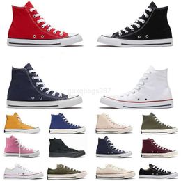Casual Shoes all star 1970 Luxury brand Designer Classic casual shoes men women canvas shoe all star platform sneaker low high black white red navy blue men sport train