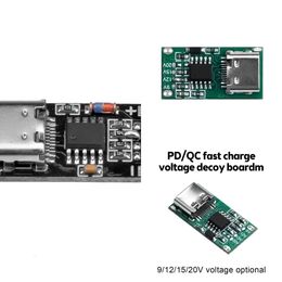 New Type-C PD2.0 PD3.0 9V 12V 15V 20V Fast Charge Trigger Polling Detector USB Boost Power Supply Change Module Charger Board Tools