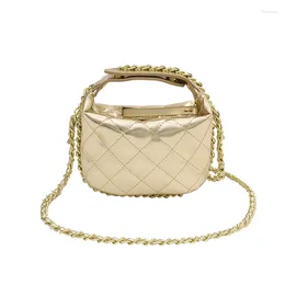 Evening Bags Women's Shoulder Bag 2024 Fashion Handbag Crossbody Laser Small Square High Quality Chain Tote For Women