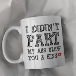 Mugs I Didn't Fart Mug Gifts For Men Women Unique Xmas Gift Idea Dad From Son Daughter Wife Suitable Cafe Restaurant