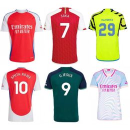 2024/25 Gunners G.JESUS Soccer Jersey 2025 THOMAS HAVERTZ NKETIAH J.TIMBER SMITH ROWE Shirt Special TROSSARD ODEGAARD RICE SAKA MARTINELLI Football Kids kit