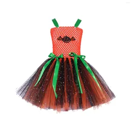 Girl Dresses Toddler Kids Girls Infant Halloween Pumpkin Role Play Fancy Party Costume Mesh Tulle Dress Size10 4 Years