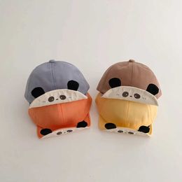 Caps Hats Cute Cartoon Children Bucket NewBorn Summer Sun Protection Outdoor Cotton Hat Breathable Baby Infant Boy Girl Cap Unisex Toddler Y240517