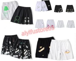Shorts 2023 Mens Summer Designer Shorts Fashion Loose Swimming Suits Womens Streetwear Clothing White Quick Drying Swimwear Letters Offes