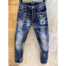 Men's Jeans Mens Luxury Designer Skinny Ripped Cool Guy Causal Hole Denim Fashion Brand Fit Men Washed Pants 61277 dsquares dsqureditys 2 dsquards OG0C
