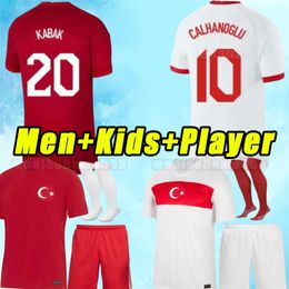 2024 Turkey soccer jerseys Turkiye 2025 CALHANOGLU OZCAN UNAL AKTURKOGLU CELIK SOYUNCU CENK TOSUN football shirts 24 25 national team camisetas de futbol MEN KIDS