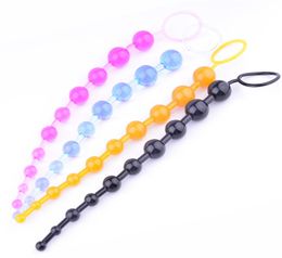 Butt Plug Anal Plug Prostate Massager Anal Beads Silicone Butt Plug Fox Tail Adult Sex Toys For Woman Men Products8133157