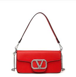 designer bag Water Diamond Shoulder Bag 9 Colour Calf leather handbag Luxury mini Crossbody tote bag