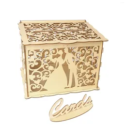 Party Supplies Money Beautiful Anniversary Decor Collection Gift Graduations Wedding Card Box Birthday Boxwood For Guest Hollow