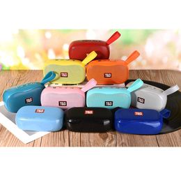 TG173 Mini Speaker The Latest Square Shape Fashion Portable Wireless Bluetooth Outdoor Waterproof o Player 10 Colors7966939