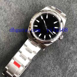 Mens Selling Best Quality 39mm 114300 904L GM Factory Calibre 3132 Dial Solid case back Black dial Automatic Movement Men's watche 257e