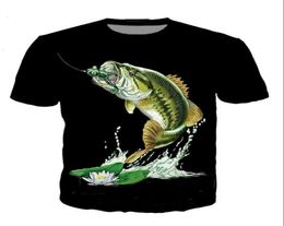 Summer Style 3D Print Fish Men Short Sleeve T Shirt Fashion Casual Clothing Hip Hop Camisetas Mens Tops Streetwear Tee Shirt Homme8453408