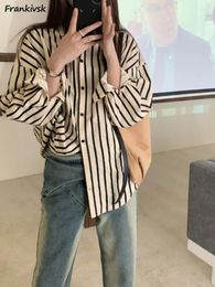 Women's Blouses Shirts Women Unique Plain Streetwear All-match Loose Gentle Simple Soft Cosy Pretty Charming Aesthetic Design Youthful