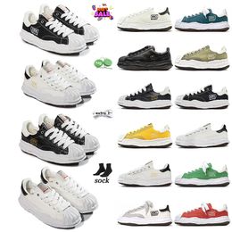High Quality Fashion MMY Casual Shoes Men Women Designer Red Green Yellow Black White Low Cut Thick Soled Outdoors Sports Shoes Sneakers Size 36-45