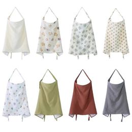 Nursing Cover Soft and breathable cotton care cover baby feeding cover adjustable apron cotton cover d240517