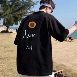 Men's T-Shirts Mens Social Casual Plus Size Short Slve T-shirts Harajuku Summer Fashion Vintage Graphic Printing Gym Funny Style Clothes Y240516F3WT