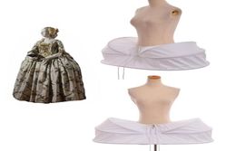 1pc Vintage White Crinoline Underskirt Petticoat Costume Accessories Women Mediaeval Victorian Cage Lolita Punk Cage Frame Renaissa1938272