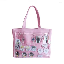 Shoulder Bags Ita Bag Girls Lolita Style Lovely Handbag Kawaii Cute Clear Schoolbags For Teenage Candy Sweet Itabag