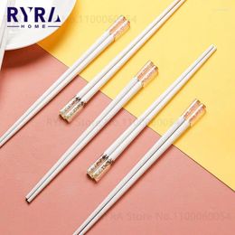 Chopsticks High Temperature Household Non-slip Not Easily Deformed Easy To Mould Products Cherry Blossom
