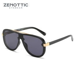 ZENOTTIC 2023 Fashion Oversized Sunglasses Unisex Sports Shield Driver Shades Summer UV400 Goggles Sun Glasses L2405