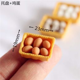 1/6 Scale Mini Boxed Egg Combination Model Dollhouse Miniature Kitchen Toys for s Blyth Doll Food Accessories