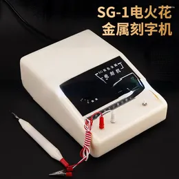 Table Cloth Double Color Metal Engraving Machine Electric Spark Pen SG-1 Mold Tool Stainless Steel Aluminum Iron