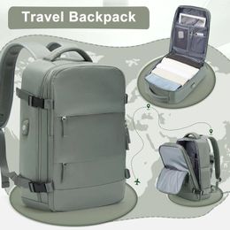 Backpack Likros Cabin Max Bag Travel Women Men Business Waterproof Laptop Airplane Luggage Student Girls School