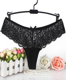 Women G String Thongs Lace Hollow Low Rise Panties Sexy Womens Briefs SXL Plus Size Thong Briefs2686742
