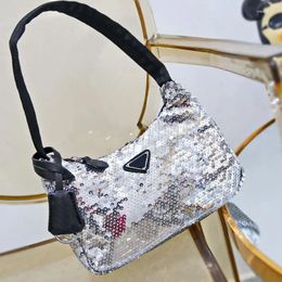 Shoulder Bags 2024 Spring Style Casual Simple And Versatile Sequined Bag Ladies Fashion Handbag