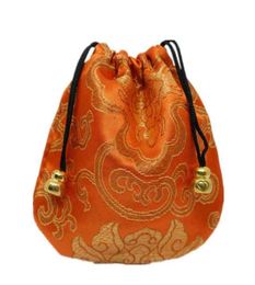 Gift Wrap 2021 24pcs Silk Brocade Jewellery Pouch Bag Small Satin Coin Purse Chinese Embroidered Drawstring For Ring 2578614