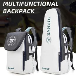 Foldable Tennis Paddle Backpack Squash Badminton Racket Bag Padel Racquetball Carrying Handbag Man Large Capacity Sports Bags 240516