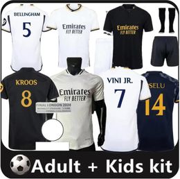 23 24 25 BELLINGHAM soccer Jerseys reAL MaDRIdS finals 2024 VINI JR MBAPPE CAMAVINGA RODRYGO RUDIGER MODRIC KROOS TCHOUAMENI VALVERDE MEN KIDS shirt uniforms 16-4XL