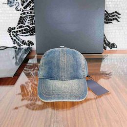 Top baby Ball Cap designer denim child hats Including brand box Size 3-12 t Geometric metal logo side decoration kids caps Dec05